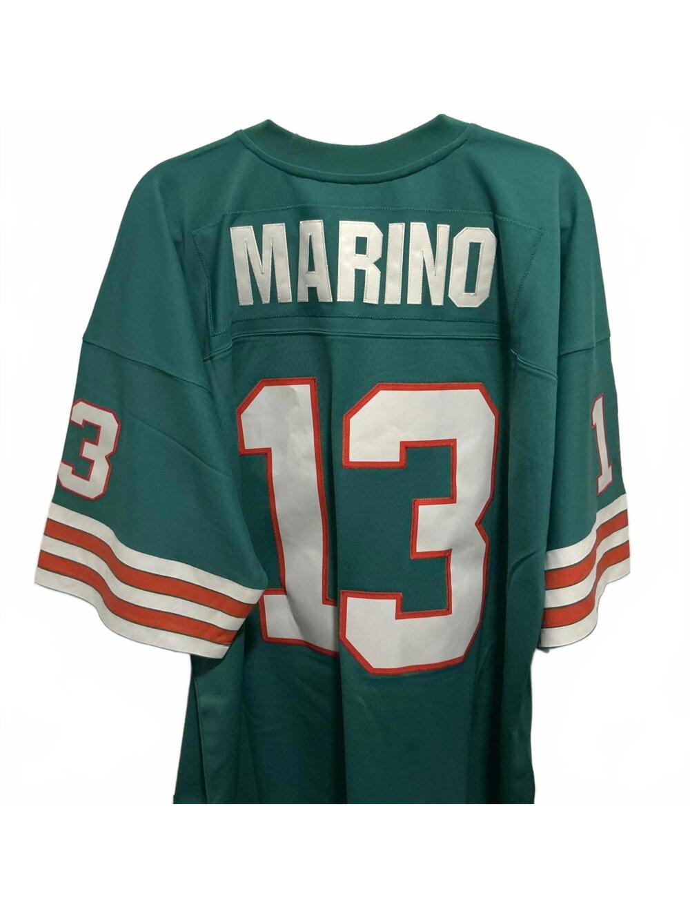 Mitchell & Ness Men's Dan Marino Aqua Miami Dolphins 1984 Legacy Replica Jersey